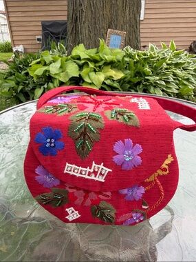 #Marco Avane red bag